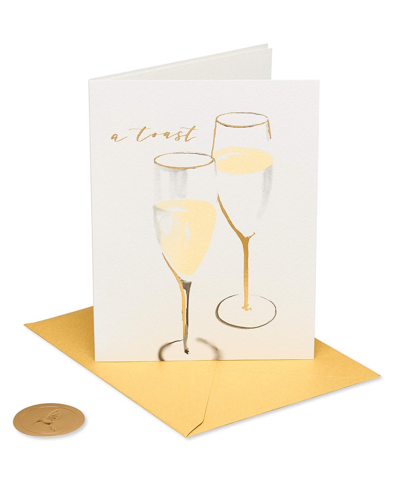 Papyrus Wedding Card for Couple (Champagne Toast) - Image 4